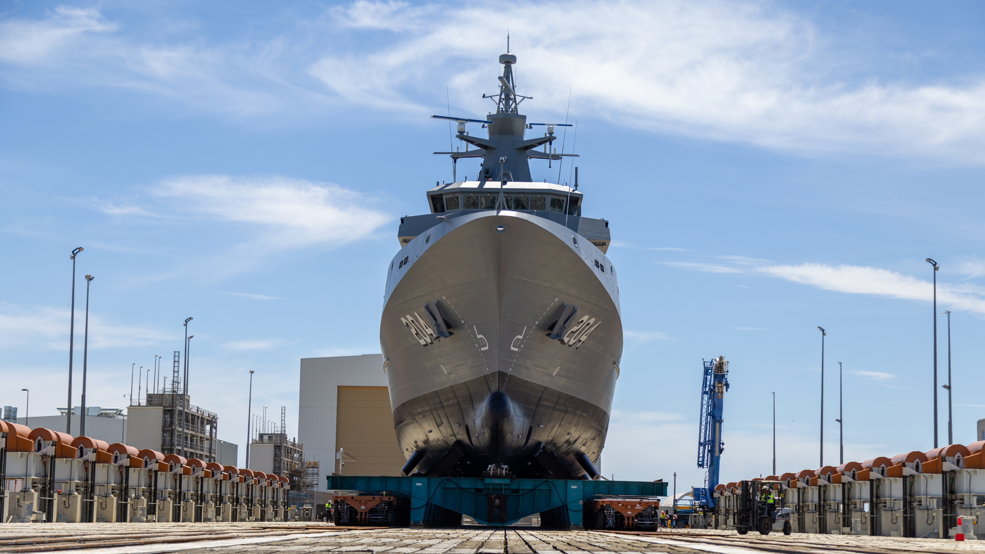 Arafura class offshore patrol vessel (OPV) NUSHIP Eyre